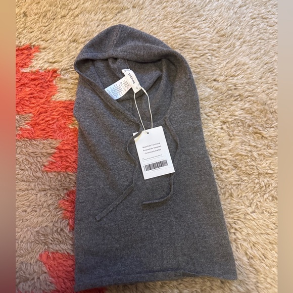 Cashmere Gray Balaclava Hood - Picture 2 of 4